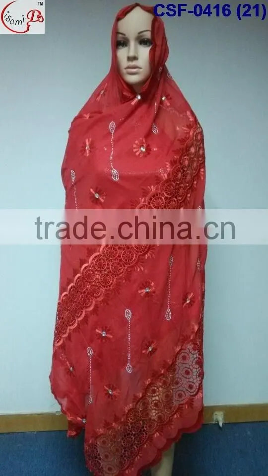 CSF-0416-3 Hot sell top grade high quality muslim hijab scarf for women