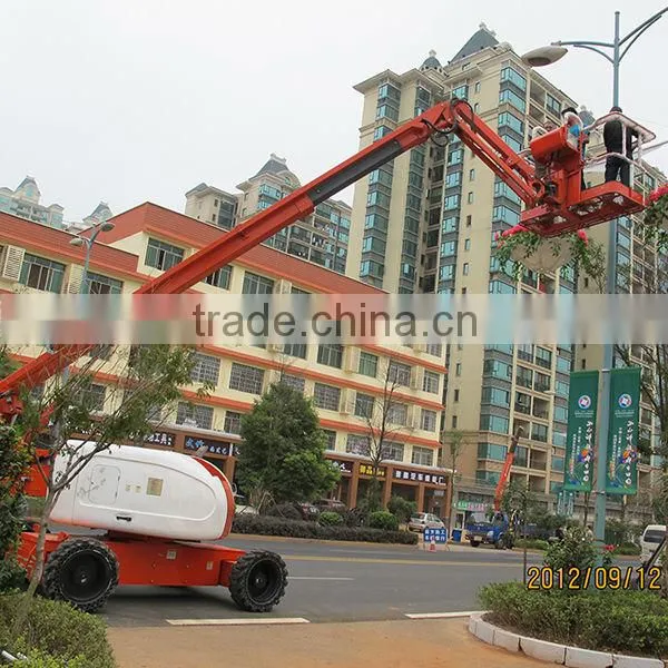 Hot sale municipal gardens aerial equipment self-propelled working lift platforms