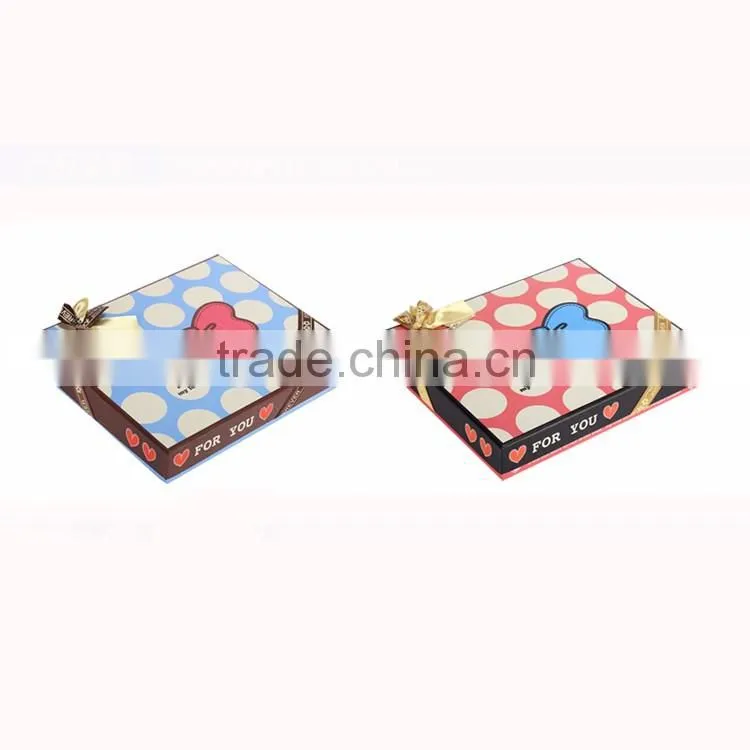 Lid & Base Box Custom Printed Art Paper Clothes Kids Box Packaging
