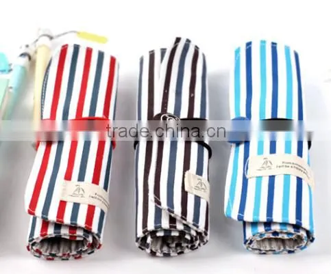 Hot sale cheap roll school pencil bag/pencil case for wholesales