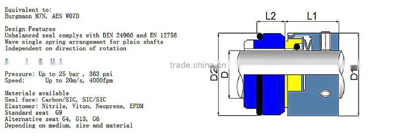 MECHANICAL SEAL M7N