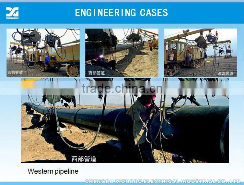 D7-500(N) IGBT Inverter pipeline multi-process welding machine with wire feeder and welding torch