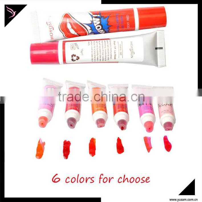 Peel off liquid waterproof lipstick Lip Gloss OEM