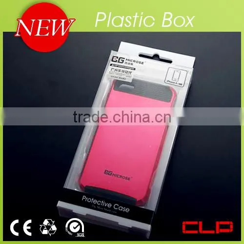 Customized transparent clear plastic box for gift package