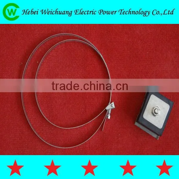 down lead clamp for pole/electric power fitting