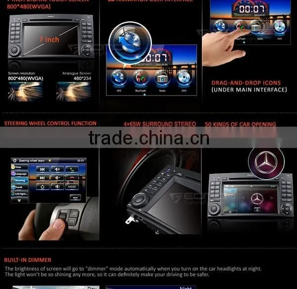 EONON GM5160 7 Inch Digital Touch Screen GPS/Car DVD Player with Screen Mirroring For Mercedes-Benz A-Class/B-Class