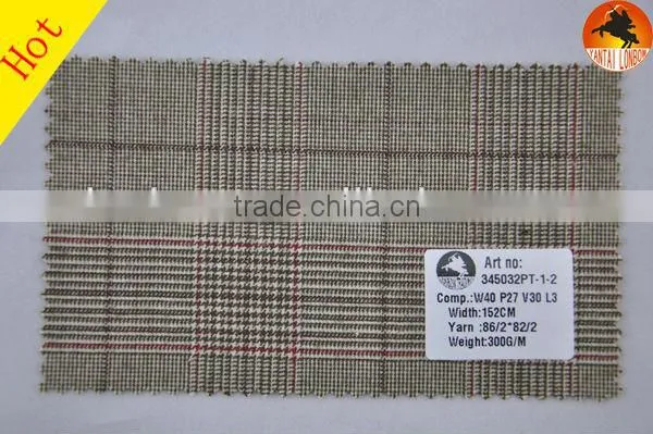 stock wool viscose polyester lycra fabric