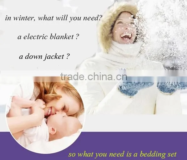 fashion reactive printing china supplier twill 100% cotton comforter sets