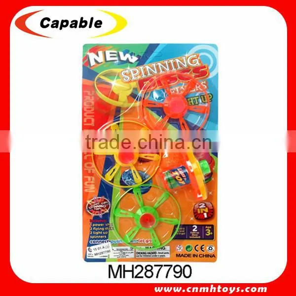 2015 flying disk gun with light,shooting disk toy