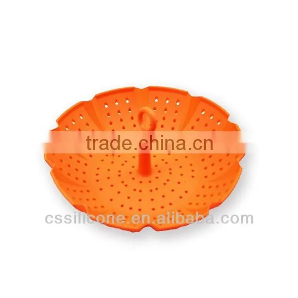 2014 newest silicone filter screen,foldable silicone filter screen with handle