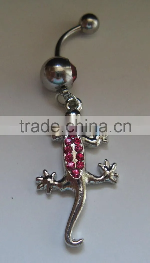 Dangle belly ring