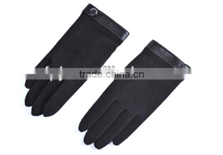 Hot sale fashion male man wool gloves