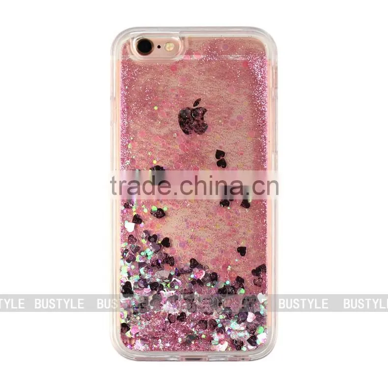 3D custom printing colorful liquid stars phone case, bling glitter cover for iphone 5 5s 6 plus for samsung galaxy s6 s7