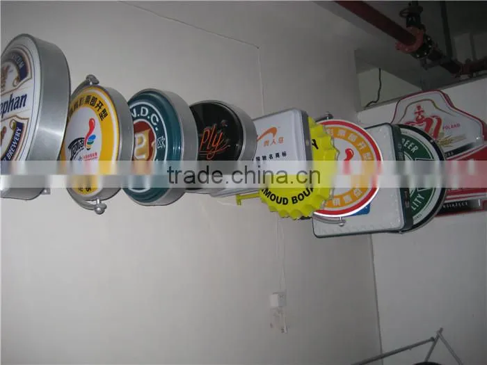 round light box outdoor sign