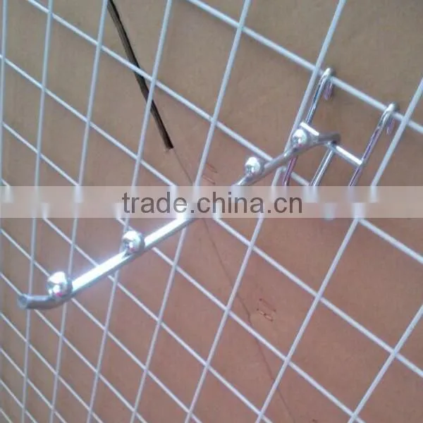 Grid Wall Hanging Display Hook Mesh Wire Hook with Balls
