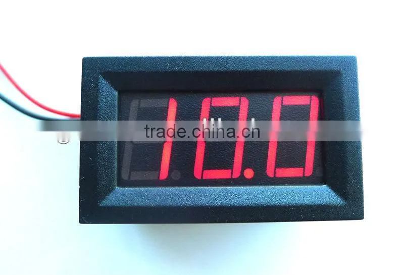 Hot selling Mini Digital Voltage Panel Meter DC 3.2 - 30V voltmeter For car battery 9V 12V 24V