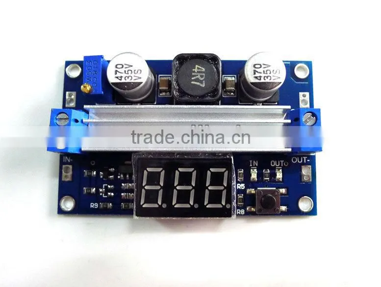 Step-up power adapter,DC Power converter with LED display voltage Adjustable