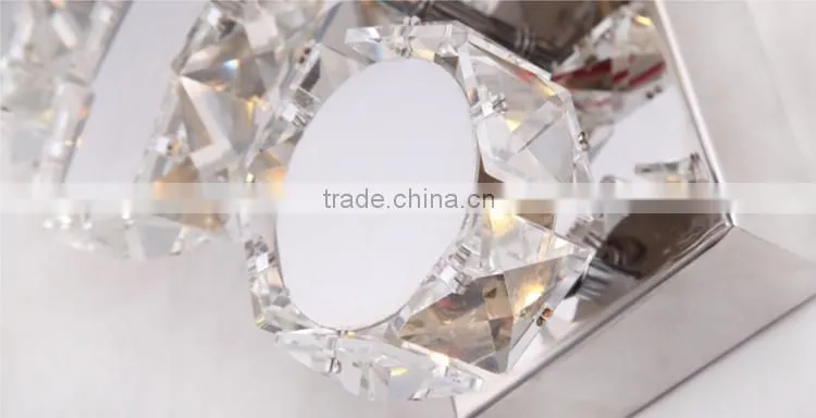 Wifi Design 220V LED Wall Lights K9 Crystal Decorative Wall Lamp