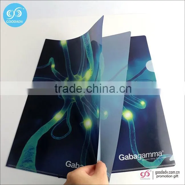 A4 pp file folder wholesale office conference plastic clear file folder