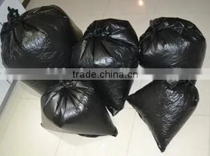 Rolling plastic black bag for trash,ldpe rolling garbage bag