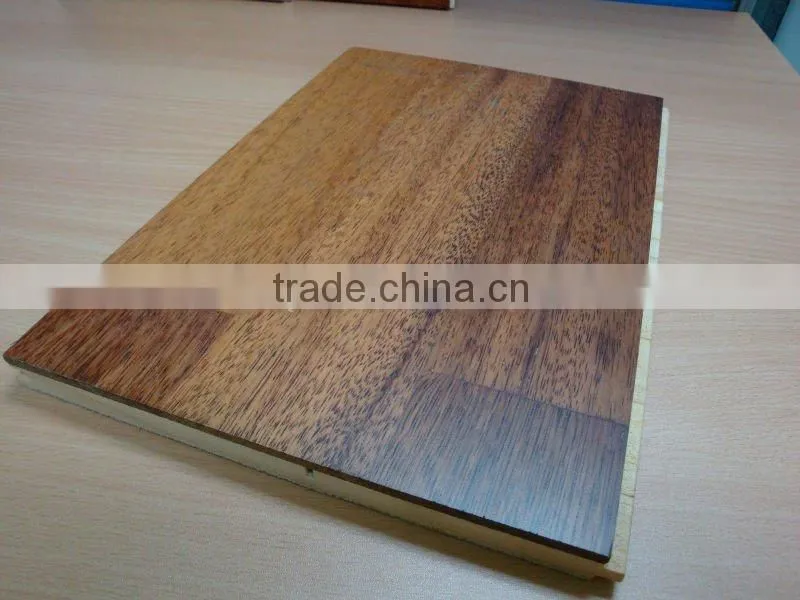 wood flooring-merbau three-layer engineered hardwood