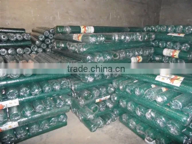 electro galvanized wire hexagonal wire netting for chicken fence and poultry cage