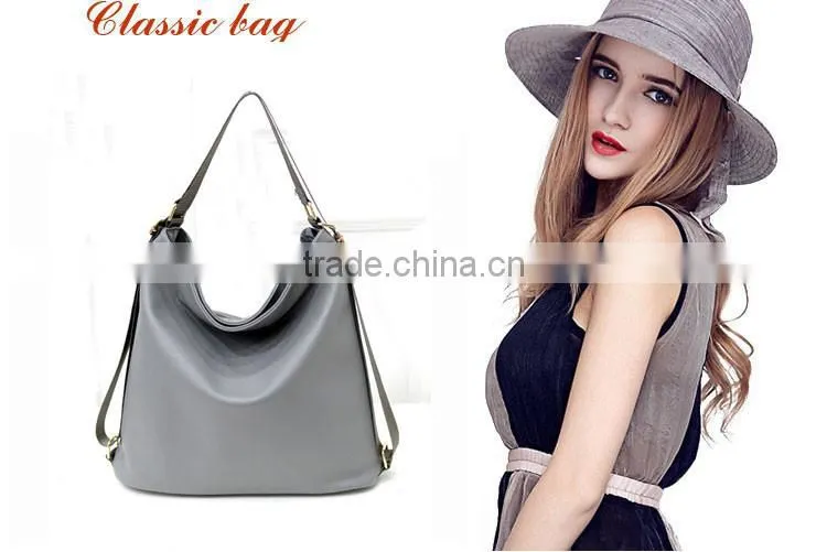 Hot sale Stock Handbags ladies 2016 Top Pretty Fashion PU lady tote bags