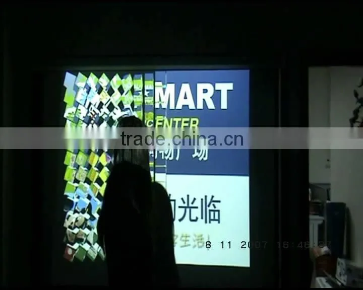 Unlimited effects projection interactive wall systems