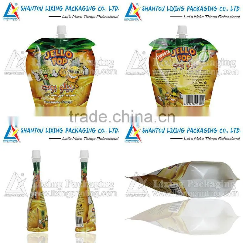 Pineapple spouted pouch
