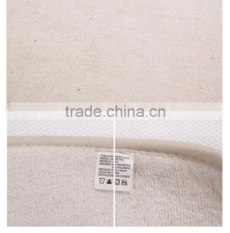 2016 new pattern Anti Slip with Washable Cover Beautiful Velvet Foot Mat