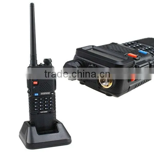 Two Way Radio BAOFENG UV 5R VHF&UHF 136-174 / 400-520 Mhz Dual Band with 3800 mAh li-ion battery Ham Radio