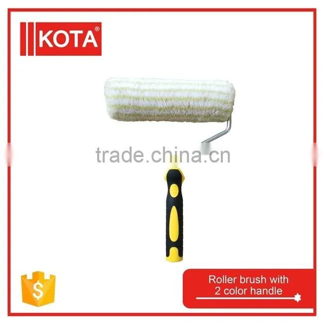Paint Roller Brush With 2 Color Plastic Handle