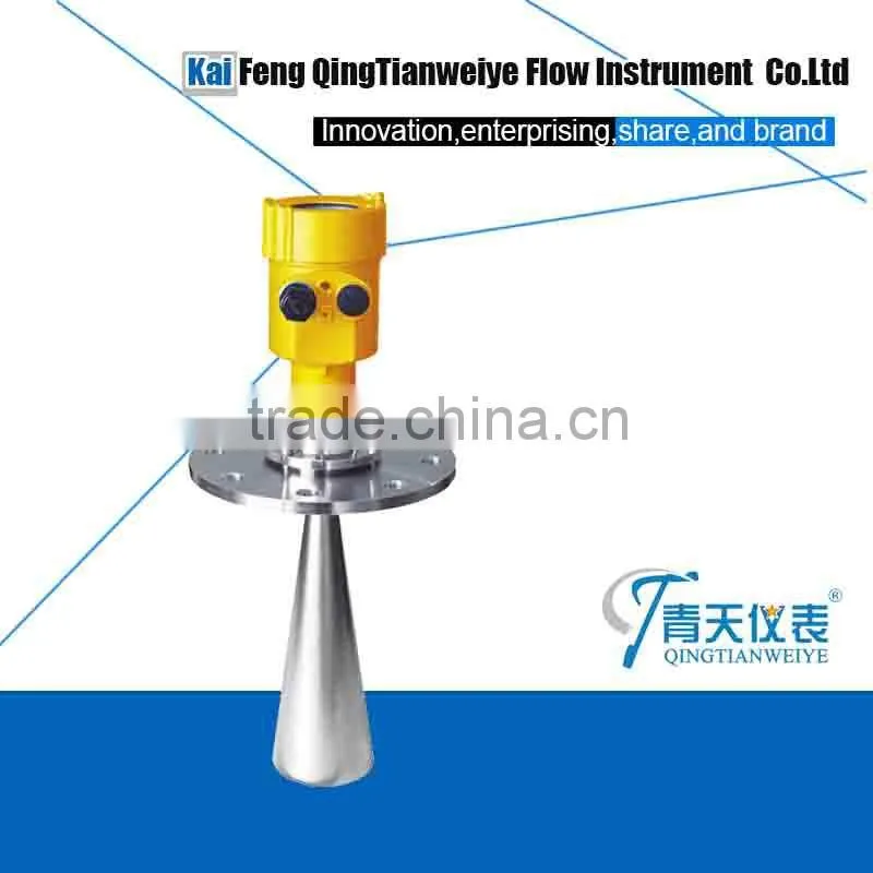 OEM supply 30m range radar level gauge for Solid particles