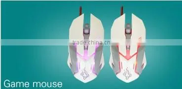 Breath LED Light Gaming Mouse 6D Optical Mouse Driver
