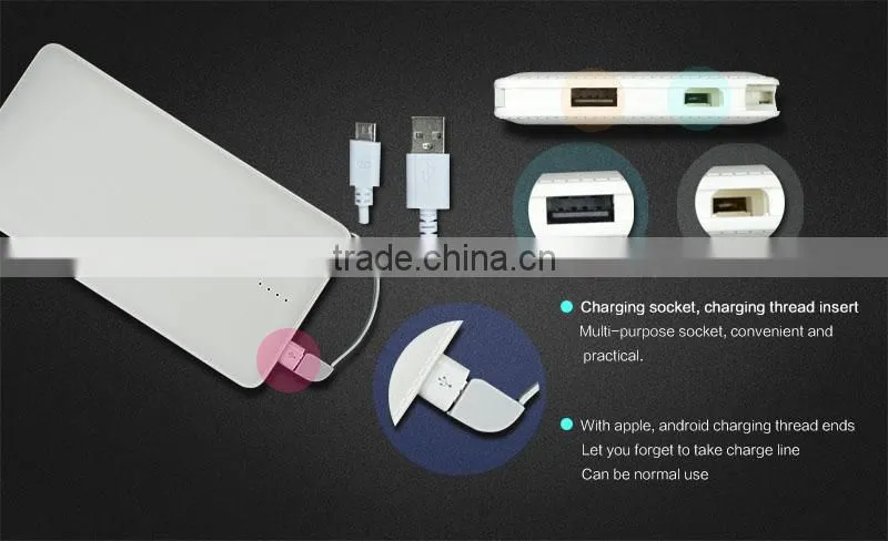 wholesale slim colorful powerbank charger portable power bank 10000mah