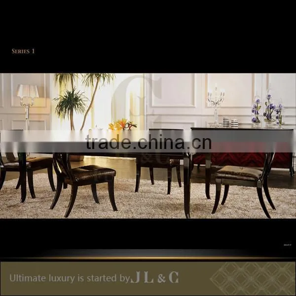 JT01 Rectangular Modern Dinner Table in Dining Room from JL&C Luxury Home Furniture New Designs