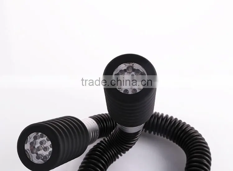 battery powered flexible Rechargeable super bright 12pcs LEDs worklight