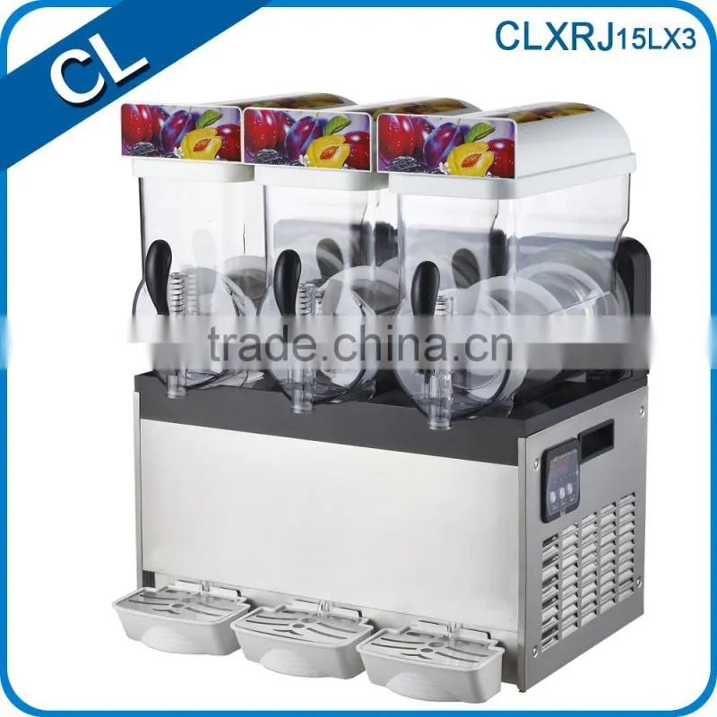 Three beverage dispenser biz machine slush machine for sale