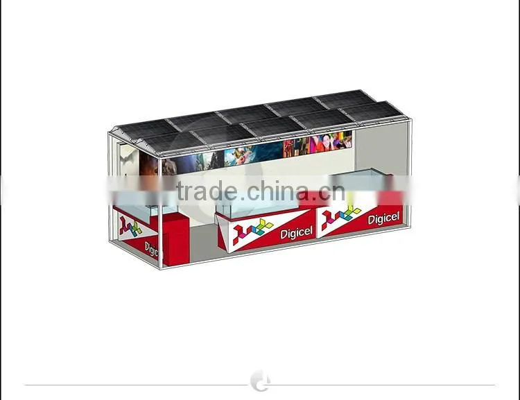 Hongjin Movable Container Stores/ Prefabricated Mobile Shops
