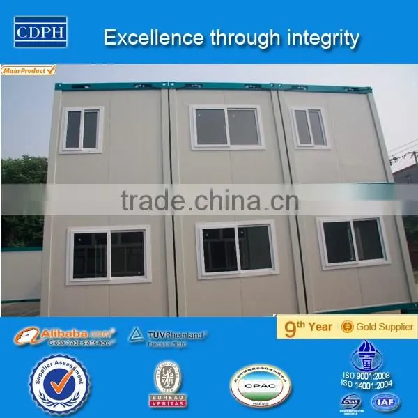 Luxury Modular Container House Multi-function Flat Pack shipping house container price CAS&AS 2 storey container
