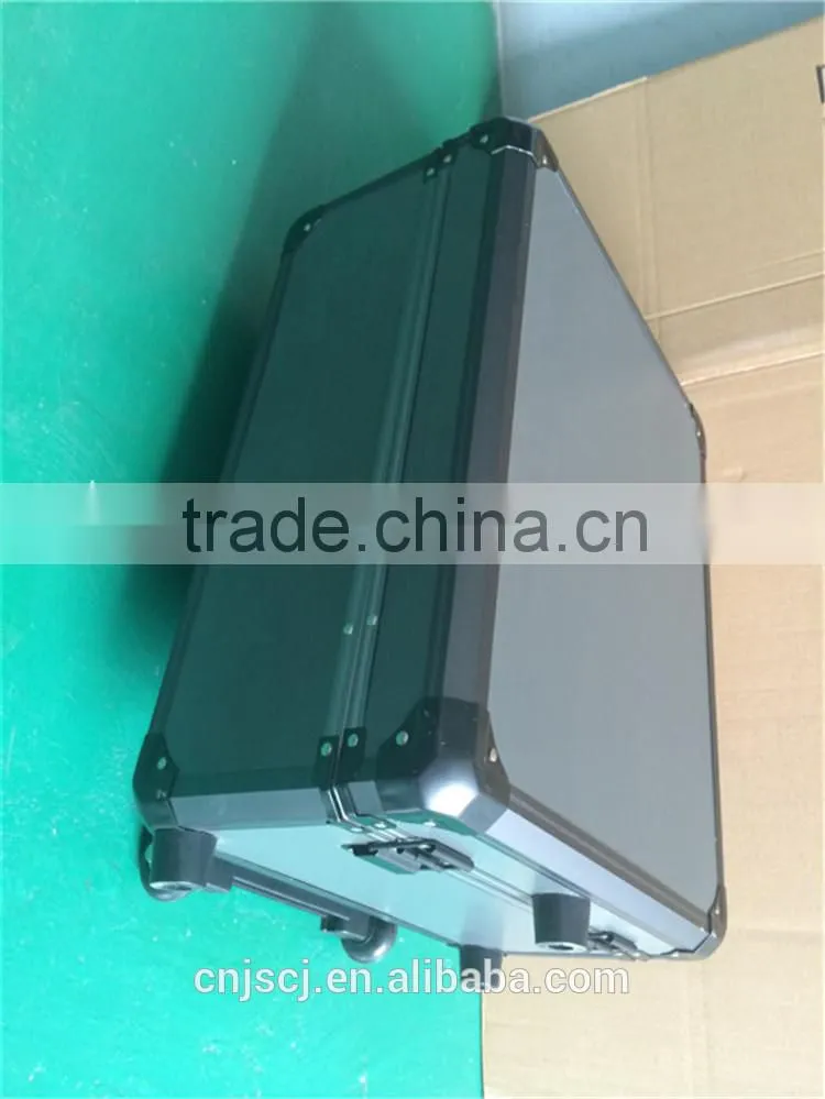 Chian prefessional factory aluminum trolley case with wheels