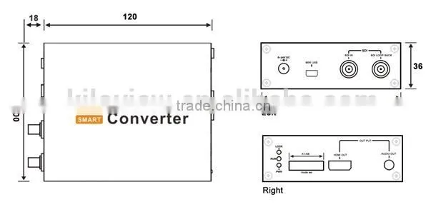 HD SDI to hdmi Video Converter