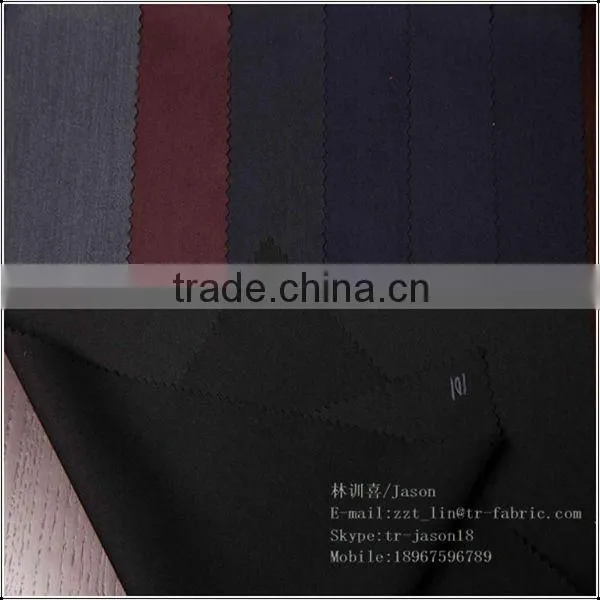 polyester viscose spandex fabric for big size suit and trousers