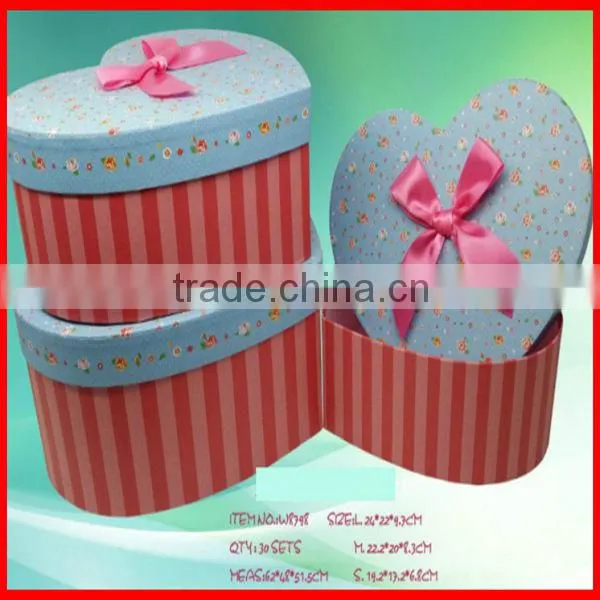 Beautiful Design Delicate Paper Heart Boxes Wholesale
