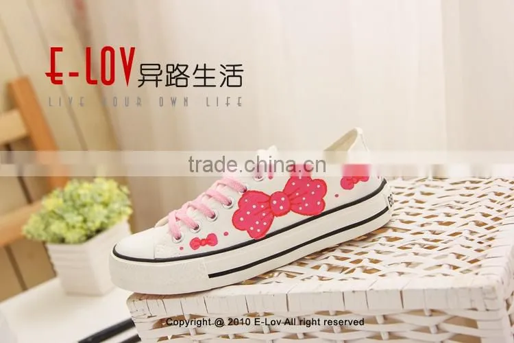NO.D090Hot sales high quality china fashion women's hot canvas shoes