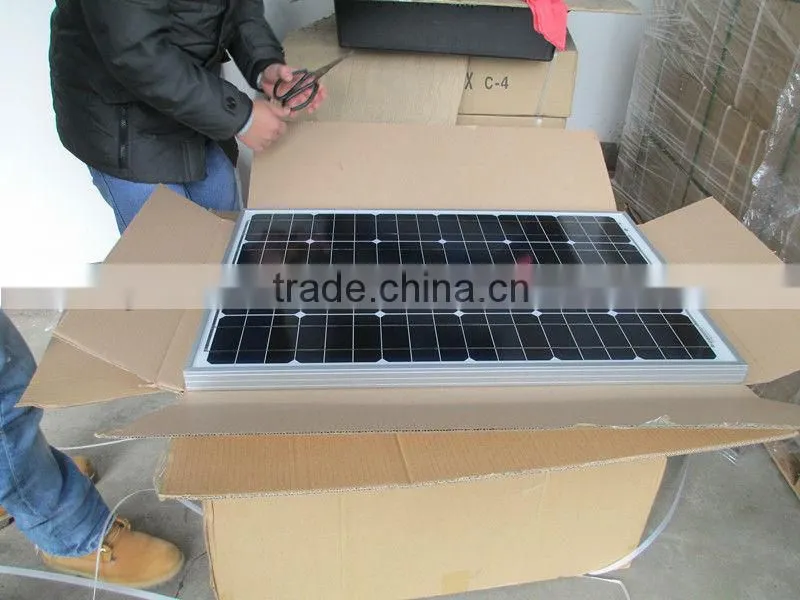 Mono solar panel 50W, small solar module