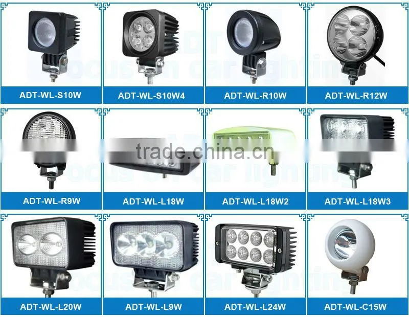 2016 Hot sale Housing Made of Aluminum Automotive LED Driving Light 18W