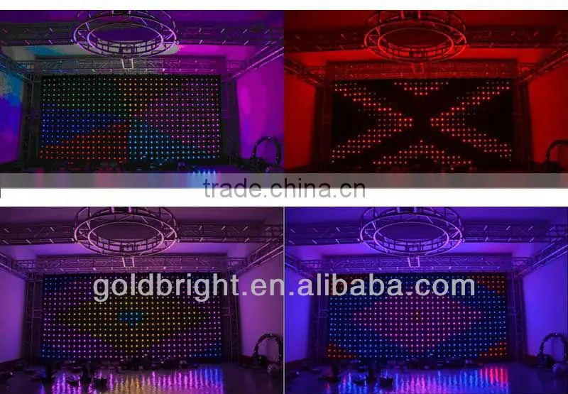 Led Motion Curtain DJ Stage Rope Band Drape Lights - Outdoor Use - Programmable