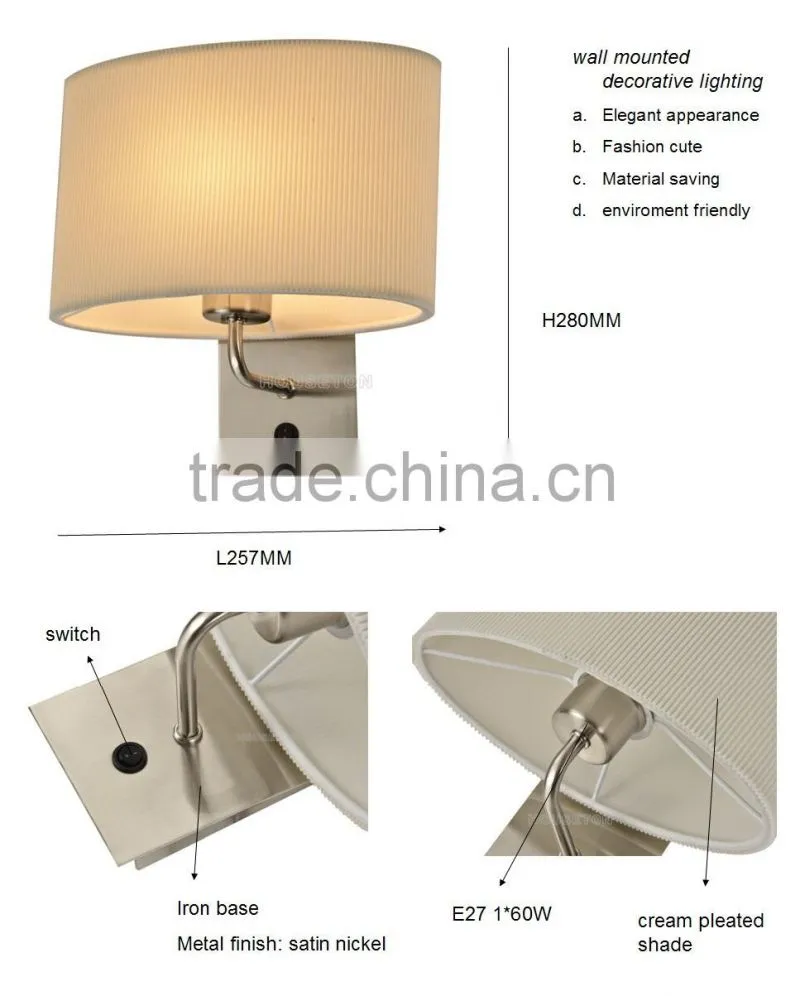 contemporary hotel wall sconce lighting,hotel wall sconce lighting,wall sconce lighting W1049