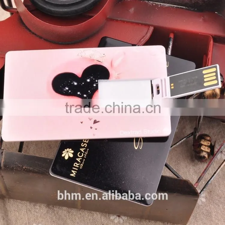 Factory price credit card usb flash drive 16gb plastic usb flash drive